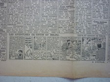 TINTIN / JOURNAL  LE SOIR  NUM  178 /  31 JUILLET  1944 /   7  BOULES  CRISTAL