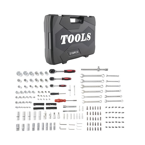 Coffret 216 pièces - coffret, douilles