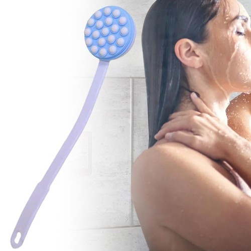 Brosse bain bleue plastique - brosse, de