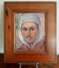 Ancien Portrait orientaliste