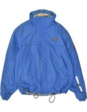 FILA Mens Loose Fit Windbreaker Jacket UK 38 Medium Blue Polyamide KZ12