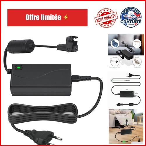 Adaptateur chargeur 29v - adaptateur, 2a