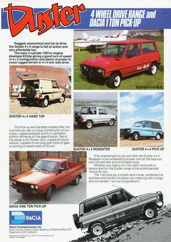 Dacia duster 4x4 1 ton - duster, &