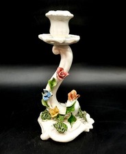 Bougeoir en porcelaine Bassano H20 cm