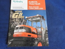 catalogue Kubota tracteur