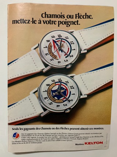 Publicite 1976 montre kelton - publicite,