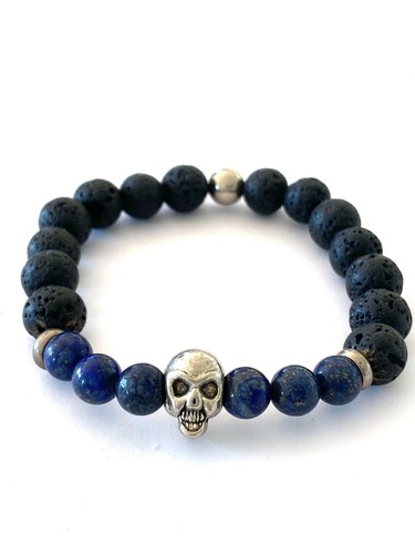 Bracelet tête mort skull - de,