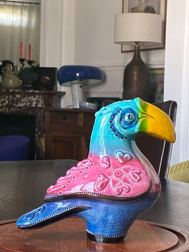 Sculpture zoomorphe toucan - zoomorphe, en