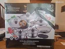 Batterie de cuisine inox 18/10