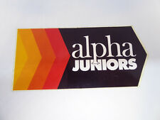  Vintage STICKER / STICKER - ALPHA JUNIORS / ENCYCLOPEDIA / ENCYCLOPEDIA