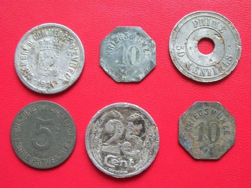 France lot jetons - france, 6