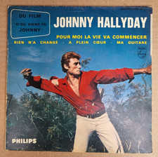 D -Johnny Hallyday Trés Rare