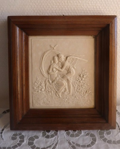Tableau bas relief - amour, et