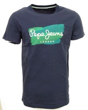 PEPE JEANS tee shirt bleu