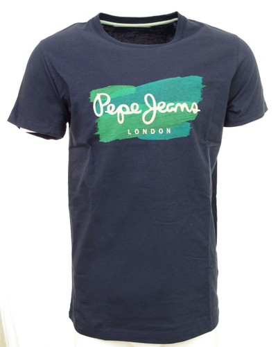 Pepe jeans tee shirt bleu - shirt,