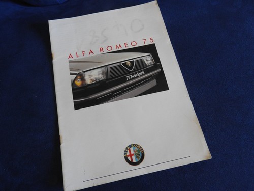 Catalogue alfa romeo 1988 - ,