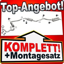 Pot d'échappement pour VW T4 1.9 TD 2.4 D 2.5 TDI SWB 1996-2003 + tuyau d'éch...