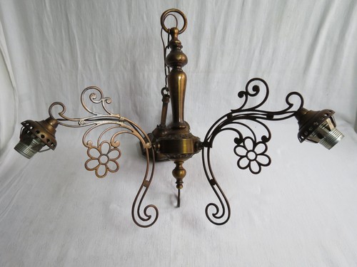 Lustre métal laiton 3 - en, métal,laiton,3