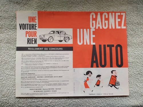 Flyer issu spirou - issu, gagnez