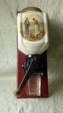 OLD WALL-MOUNTED COFFEE GRINDER L'ANGELUS DE MILLET AS PATENT S.G.D.G**
