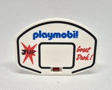 PANNEAU DE PANIER DE BASKET ROUGE ET BLANC PLAYMOBIL...