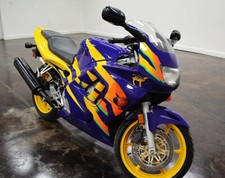Yellow Blue Plastic Fairing