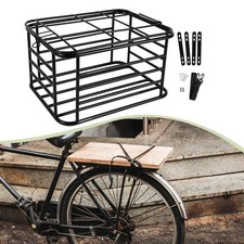 Panier arrière de vélo robuste pour transporter des chiens, courses et