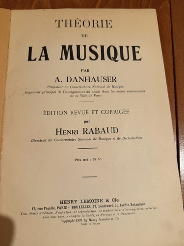 Livre ancien théorie - livre,