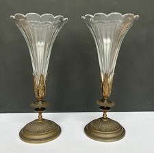 Paire Vases Anciens Cornet