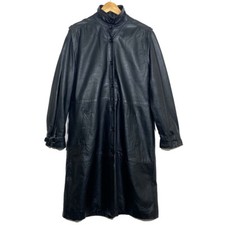 Veste En Cuir Gabardine Noir