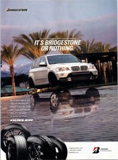 2008 Bridgestone Dueler Tires BMW X5 SUV Vintage Print Ad Palm Trees Wall Art