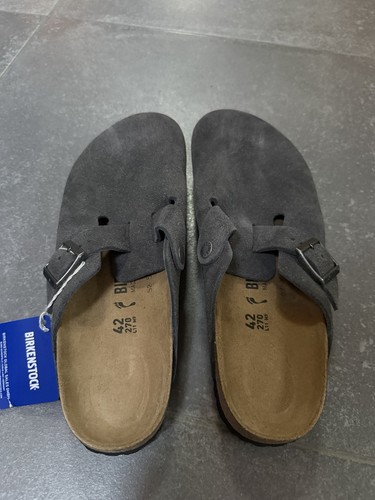 Birkenstock boston charcoal - birkenstock, bs