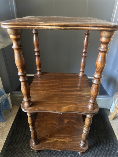 Ancienne étagère bois - étagère,
