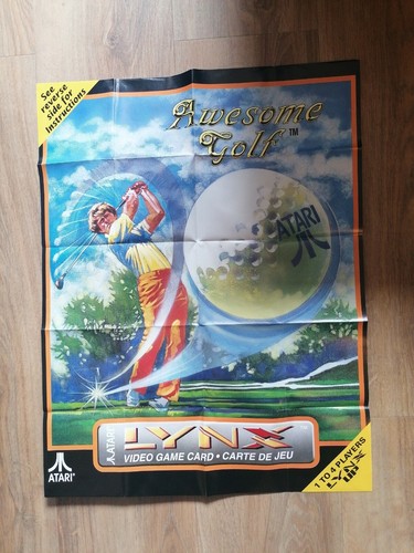 Poster jeu notice - , atari