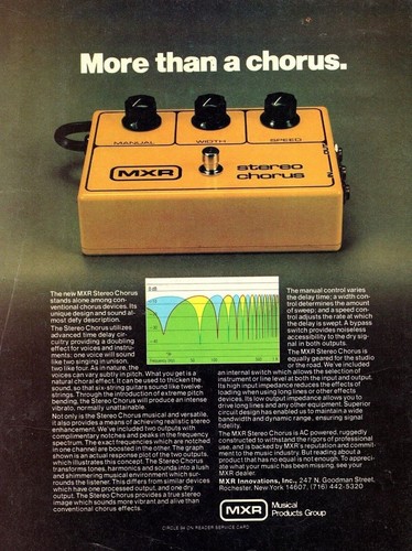 Vtg 70s mxr stereo - stereo, chorus