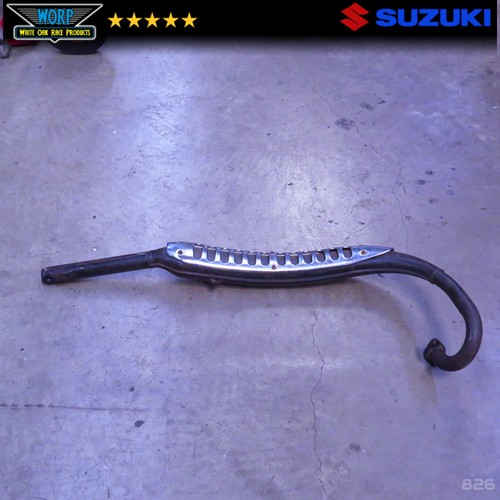 1972 suzuki rv90 exhaust - suzuki,