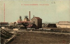 Old postcard St-Étienne Puits de la Pompe (400586)