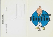 RARE EO 60s editions la bruyère postcard hergé + tintin shoes