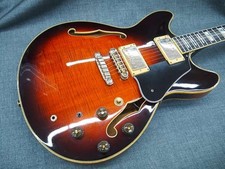 Ibanez Artist AS-200AV Semi-Hollow Electric Guitar W/Hard Case Used Product