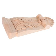  Applique en bois sculptée longue pour porte de lit, armoire, garde-robe,