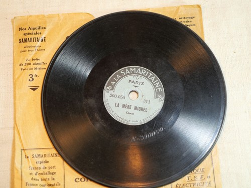 Rare petit disque - 78t, ancien