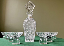 Ancien service à liqueur en cristal Genuine Lead Crystal Germany