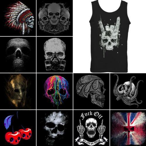 Gilet skull homme biker - skull,
