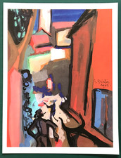 ILLUSTRATION EN COULEURS SIGNEE ET DATEE PAR GEORGES BRIATA, MARSEILLE