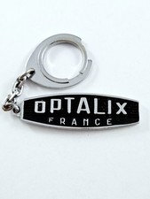 KEYCHAIN - OPTALIX FRANCE - TRANSISTOR RADIOS - Painted Metal Design 1960s -