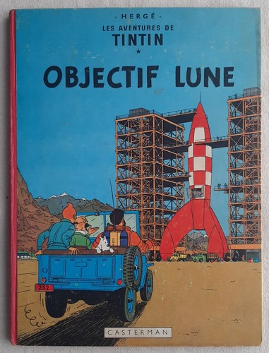 Tintin objectif lune rare - lune,