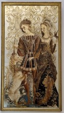 Fixé sous verre, scène