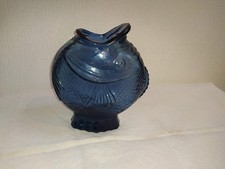 Vase poisson carpe en verre