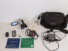 Sony DCR-DVD406E Handycam Caméra Vidéo Numérique PAL mini DVD R/Rw fonctionne  !