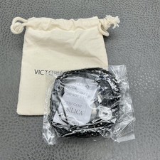 Victoria Emerson Wrap Bracelet Womens Black Beaded Adjustable New with Pouch